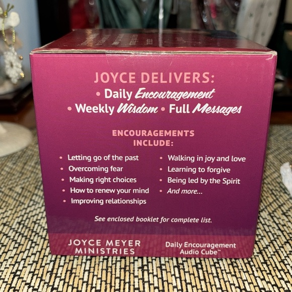 Joyce Meyer Ministries Devotional Cube - Picture 4 of 6